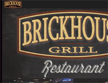 Tablet Screenshot of brickhousegrill73.com